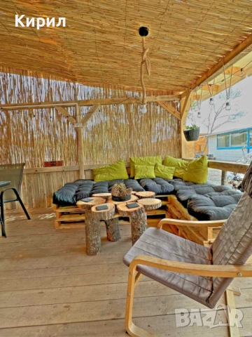 Стационарнa караванa с голям навес на Градина, снимка 3 - Каравани под наем - 53219305