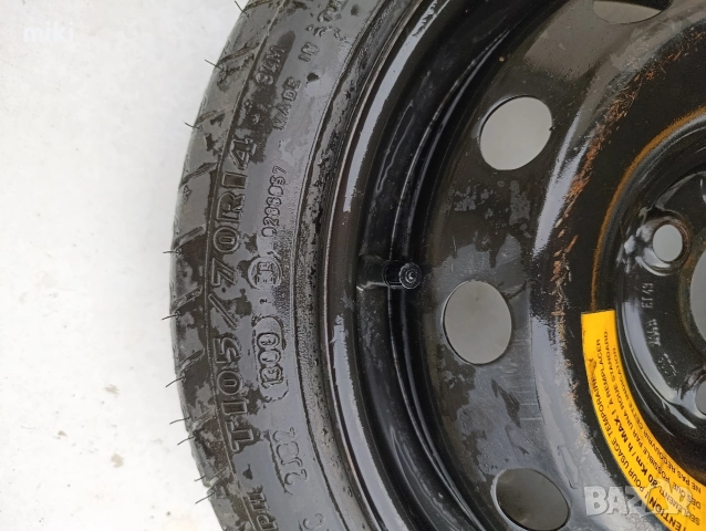 Резервна гума (тип патерица) 14 цола 4×98 за Fiat, Alfa, Lanchia и Lada , снимка 4 - Гуми и джанти - 52539356