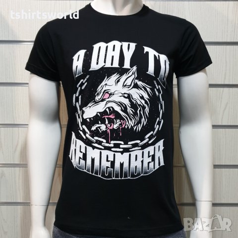 Нова мъжка тениска с дигитален печат Вълк - A Day To Remember, Серия вълци, снимка 8 - Тениски - 36599092