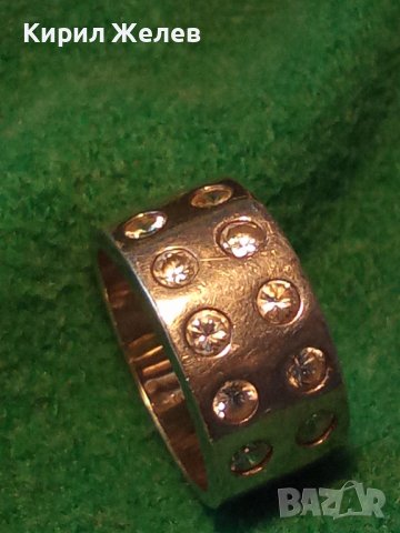 СКЪПОЦЕНЕН СРЕБЪРЕН МОДЕН БУТИКОВ ПРЪСТЕН Тип ХАЛКА СРЕБРО 925 с ЮВЕЛИРНО ИНКРУСТИРАНИ ЦИРКОНИ 34650, снимка 3 - Пръстени - 39535640