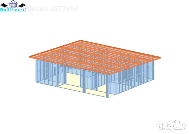 Бунгало,Бунгала,Къщи,Преместваеми къщи,Модулни,Жилищни - 77,6м², снимка 2 - Строителни материали - 44258637