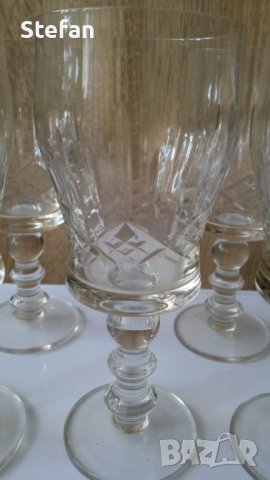 Кристални чаши, снимка 3 - Чаши - 39802603