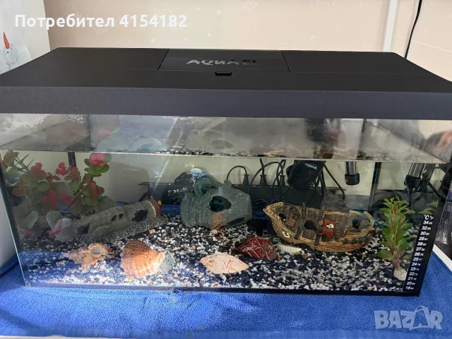 Аквариум за рибки 55л , снимка 3 - Аквариуми - 56297790