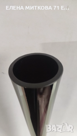 Уникална артистична много висока и елегантна ваза с метализирана декорация, снимка 5 - Вази - 52683559