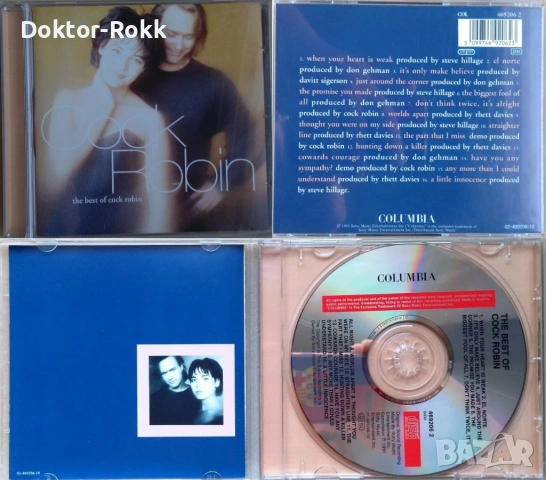 Crowded House + Cutting Crew + Cock Robin – оригинални дискове, снимка 3 - CD дискове - 53181557