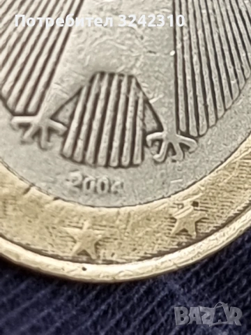 Монета от 1 евро, Германия, 2004 г, снимка 7 - Нумизматика и бонистика - 54176161