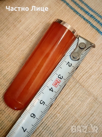 Оригинален Старинен Рядък Кехлибарен Мундщук за Пури 1900те г., снимка 3 - Антикварни и старинни предмети - 51797079