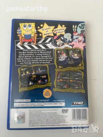 SpongeBob SquarePants: Lights, Camera, Pants! за PS2, снимка 2 - Игри за PlayStation - 49363098