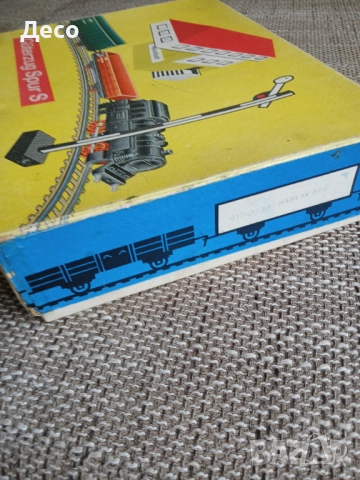 Стара немска играчка влакче навиващо се със ключ., снимка 3 - Колекции - 52501385