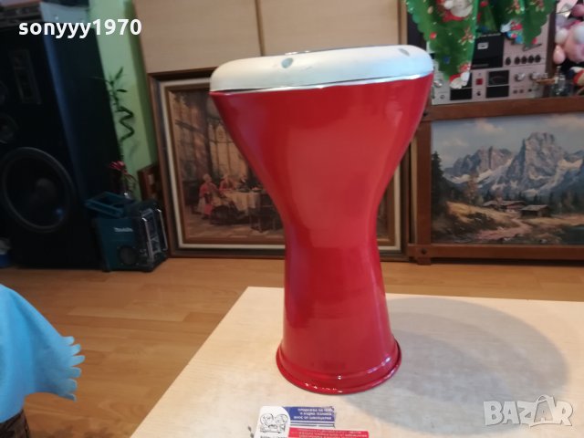 ГОЛЯМА ТАРАМБУКА-41СМ ЧЕРВЕНА 2101221252, снимка 3 - Ударни инструменти - 35511131