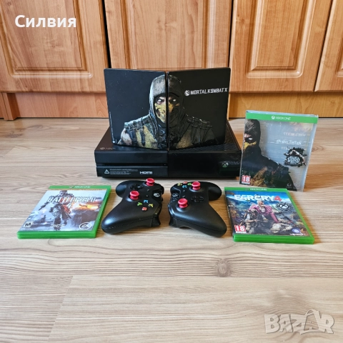 Нов XBOX ONE 1TB + 2 джойстика + 3 топ игри, PS5 PS4 PlayStation 4 5
