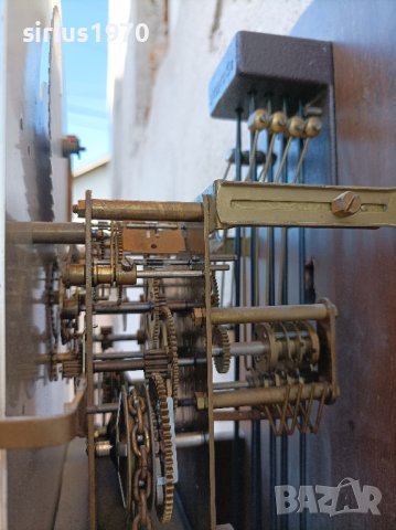 4/4 холандски стенен часовник работещ, снимка 4 - Стенни часовници - 42876763