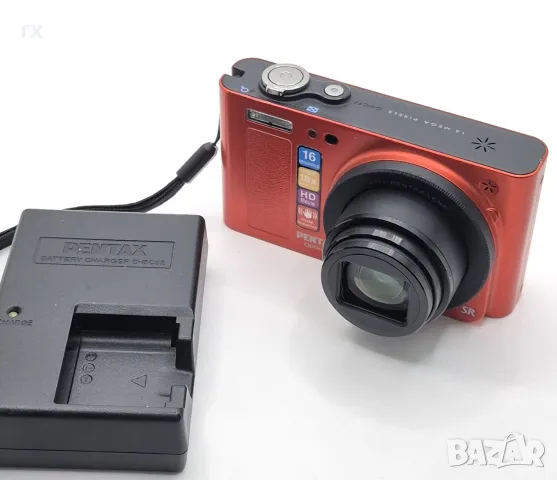 Pentax Optio RZ18 (16 MP, 18x оптичен зум) + зарядно