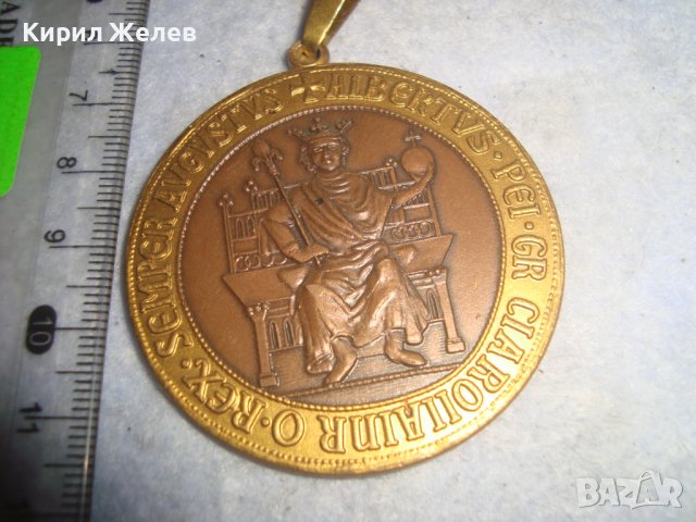 1978г. 675 от ОСНОВАВАНЕТО на ГРАД ХАНАУ ЮБИЛЕЕН ИМПЕРАТОРСКИ РЯДЪК НЕМСКИ МЕДАЛ ИСТОРИЧЕСКИ 30649, снимка 3 - Антикварни и старинни предмети - 38026186