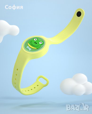 Детска светеща силиконова гривна / часовник против комари, насекоми и мушици НОВО!!!, снимка 13 - Други - 40411352