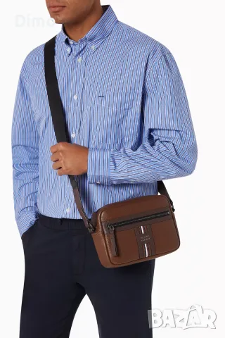 Мъжка кожена чанта Tommy Hilfiger Premium, снимка 5 - Чанти - 55771621