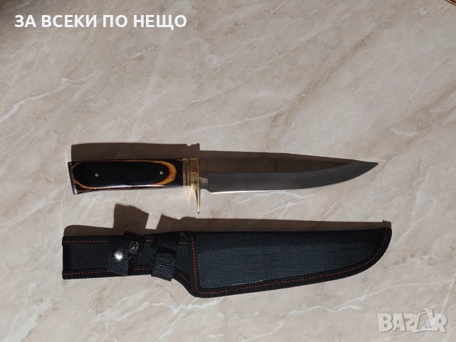 Ловджийски Нож със Калъф, снимка 3 - Ножове - 52562229