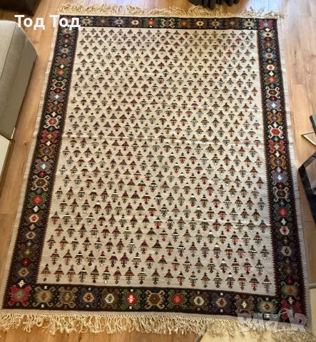 Чипровски килим Саксиите , снимка 2 - Килими - 54313294