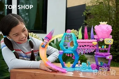 Нова DreamWorks Trolls Играчка с Кралица Попи + 25 Аксесоара, снимка 3 - Конструктори - 49956824