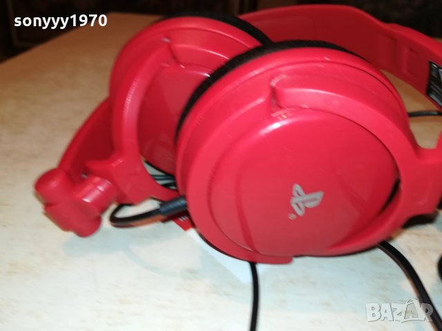 SONY PLAYSTATION RED HEADPHONES 0610210840, снимка 8 - Слушалки и портативни колонки - 34364711