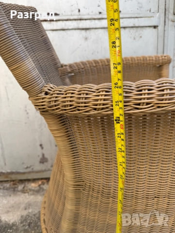 Ратанов  стол, снимка 5 - Столове - 51485324