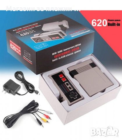 РЕТРО КОНЗОЛА CLASIC MINI С ВГРАДЕНИ 620 ИГРИ - код 2616, снимка 3 - Други игри и конзоли - 34189446