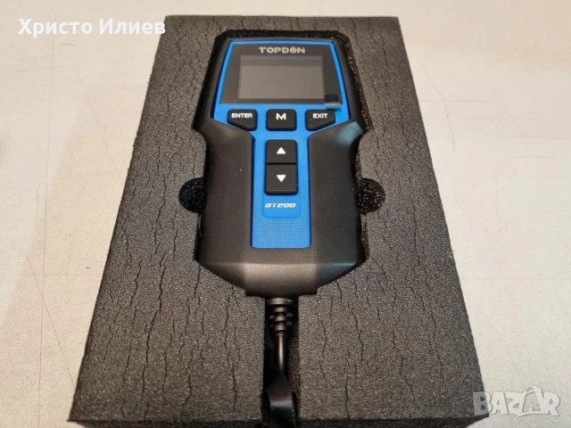 Професионален Тестер за автомобилни акумулатори 12V 24V тестер натоварване TOPDON BT200 Диагностика, снимка 12 - Аксесоари и консумативи - 51377620
