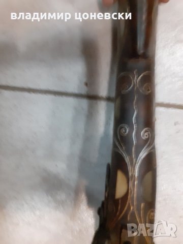 Стара красива кремъчна пушка,пищов,пистолет,оръжие, снимка 2 - Колекции - 42703588