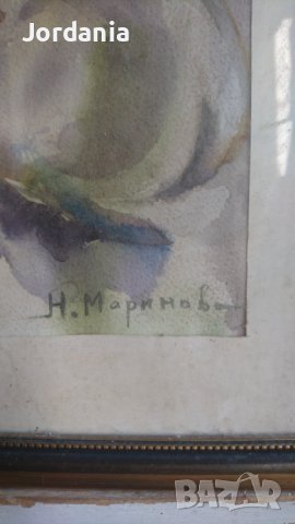 Акварел на Никола Маринов! , снимка 5 - Колекции - 38671738