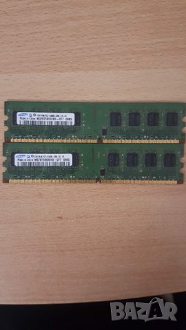RAM- DDR2 800 2Gb x16 - 2бр, снимка 1 - RAM памет - 39007218