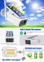 Соларна безжична WIFI IP камера Automat, 1080P HD, 2 антени Водоустойчива система за видеонаблюдение, снимка 3