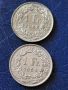Сребърни монети, Конфедерация Швейцария 1 франк 1963 и1964 год., снимка 1