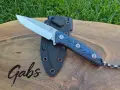 Нож с фиксирано острие FOX Knives FX529,фултанг с тактическа кания, снимка 1
