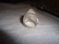 МНОГО КРАСИВ ОРНАМЕНТИРАН ВИНТИДЖ ПОСРЕБРЕН ДАМСКИ АРТ ПРЪСТЕН 77541, снимка 3