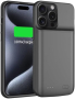 Нов 8500mAh Кейс Батерия за телефон iPhone 15 Pro Max/Plus Айфон Power Bank, снимка 1