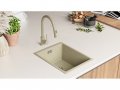 Кухненска Мивка от гранит модел Лондон 40 Slim 360 x 450 mm - Бежов, снимка 4