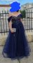Бална рокля в тъмно син цвят, снимка 1 - Рокли - 44182102