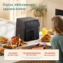 Фритюрник с горещ въздух Cosori Premium Air Fryer CAF-P651-KEUR, 6.2 L, снимка 7