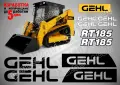 GEHL строителна техника и механизация стикери, снимка 11