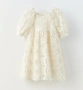 Рокля с 3D цветя Zara , 3-4 годинки, снимка 1