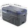 Компресорна хладилна кутия Olesson 27 литра 12V/24V/220V с Bluetooth, снимка 3