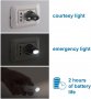 Автоматична аварийна лампа, фенерче, нова, внос от Белгия, снимка 4