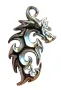 Метален Елемент / Медальон - ДРАКОН, снимка 1