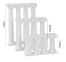 4 бр Гръцки елегантни колони подпори за етажи торта сватба и др пластмасови къси или дълги, снимка 8