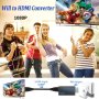 Wii към HDMI конвертор, с 3,5 мм аудио жак, поддържа всички Wii 1080P/720P режим на дисплей, Wii, Wi, снимка 6