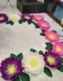 Огромни цветя от креп хартия за декорация,украса ,фотосесия,парти, снимка 2