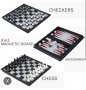 Шах, табла и шашки 36х36х2см,  три в едно в кутия., снимка 3