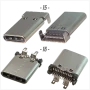 Букса конектор USB Type-C  14 / 24 pin , USB 3.1 , USB 3.2 SMT Connector, снимка 9