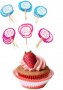 24 бр its a girl its a boy топери клечки момче момиче за мъфини кексчета парти бебешки  gender party, снимка 2