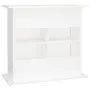 vidaXL Поставка за аквариум, бяла, 81x36x73 см, инженерно дърво, снимка 8
